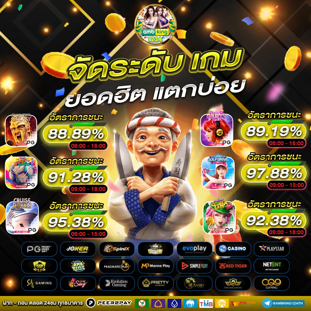 สมัครสมาชิกเว็บตรง - แบนเนอร์โปรโมชั่น