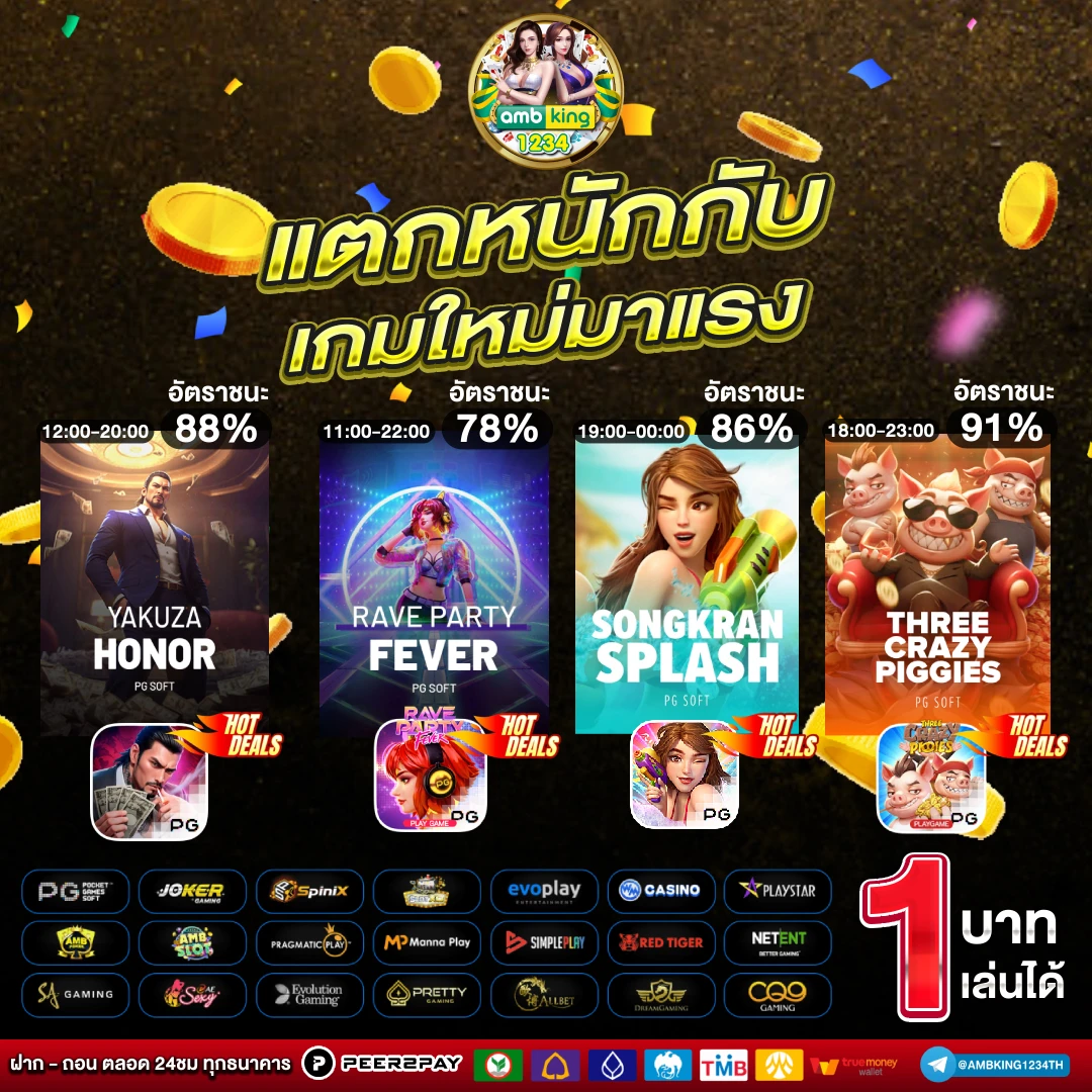 รวมค่ายสล็อตใหม่ ๆ - แบนเนอร์โปรโมชั่น