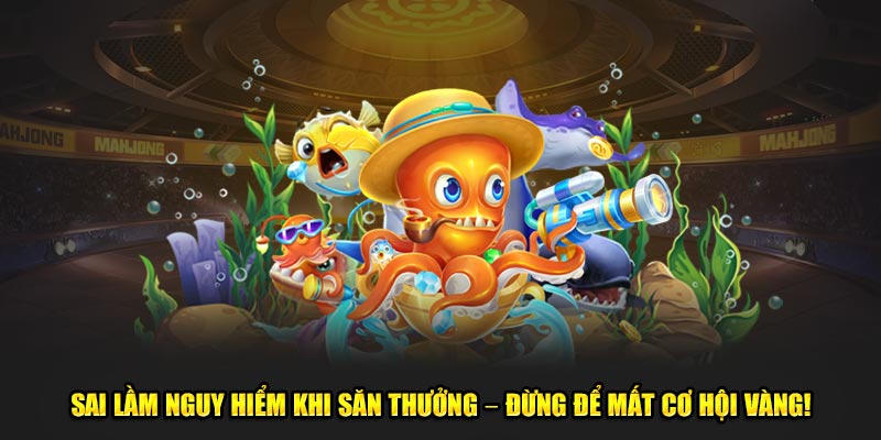 Bắn Cá Bet88 Sai lầm nguy hiểm khi săn thưởng – đừng để mất cơ hội vàng!
